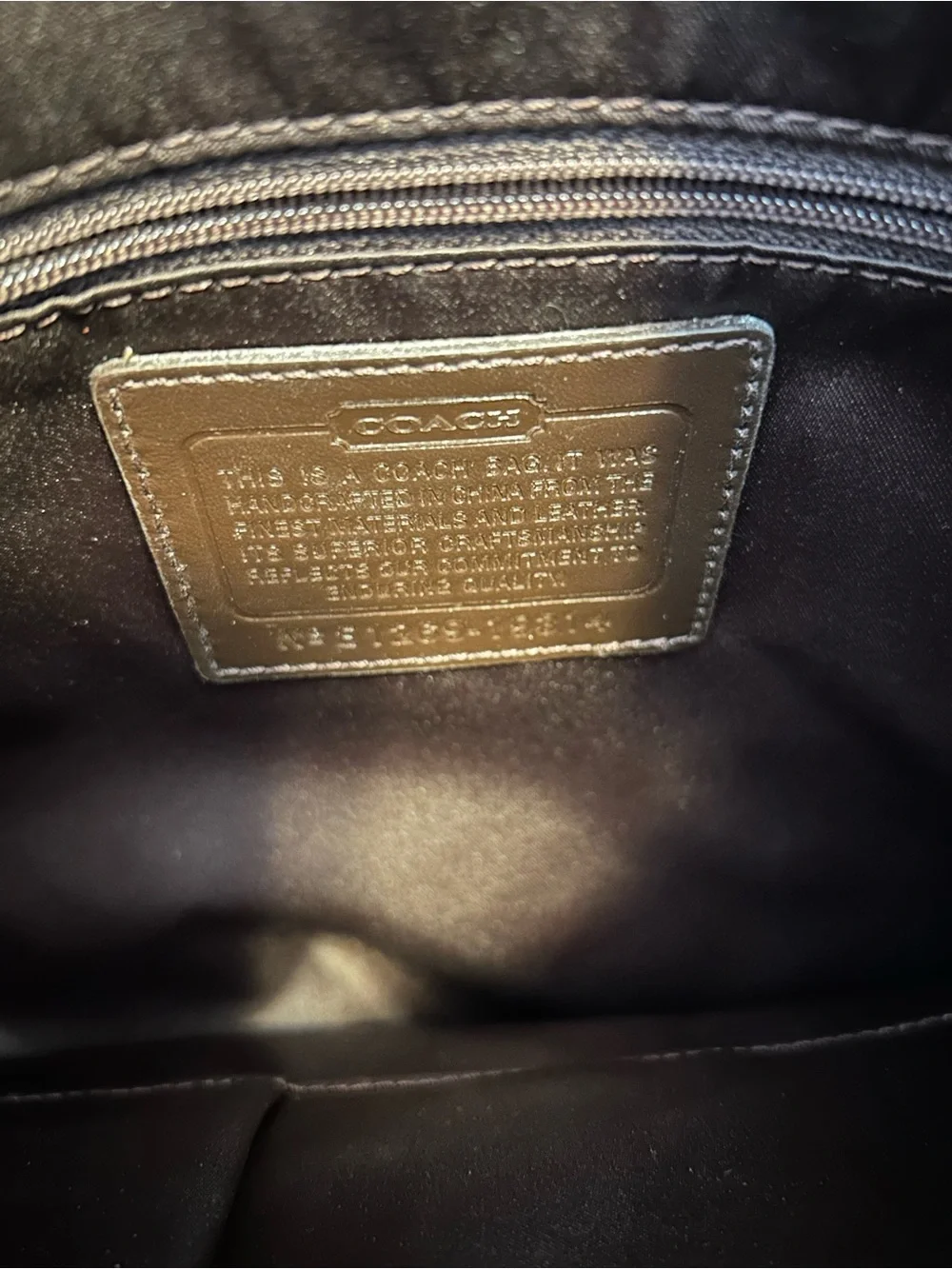 Coach stylish dark